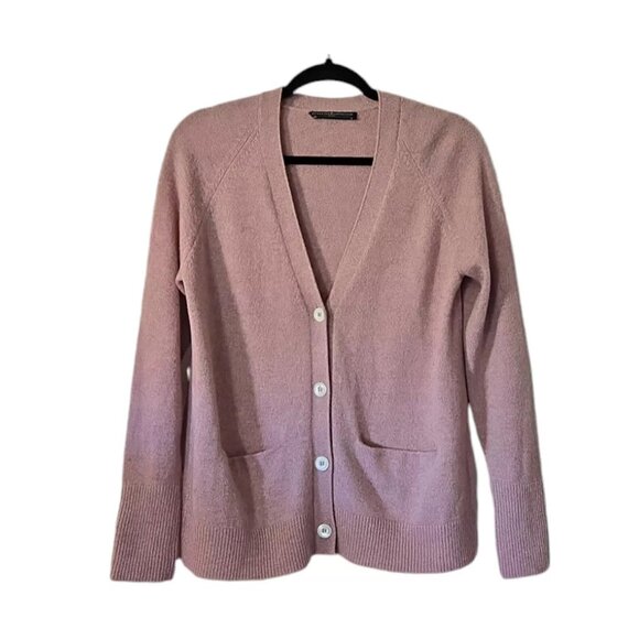 Alpaca Collection Women’s Long Knit Cardigan Sweater Pockets Peruvian Size M - Picture 1 of 6